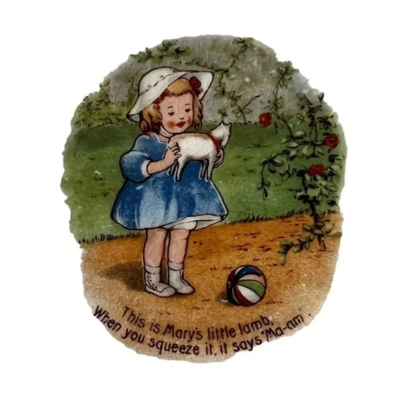 Vintage Mellor and Company This Is Mary’s Little Lamb Dish - Picture 2 of 2